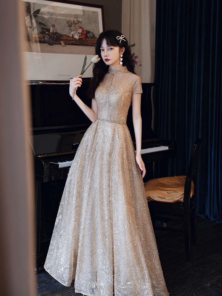 Advanced evening dress, elite piano, new collection