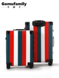 gomufamily Чемодан, универсальная металлическая коробка, 24 дюймов, 20 дюймов, алюминиево-магниевый сплав
