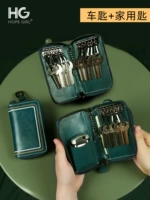 Ключница, вместительные и большые универсальные ключи от машины, новая коллекция, из натуральной кожи