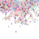 Супер высококачественные домашние кремовые облака диаметром 3 мм и красочные рисовые бусины из бисера, колье ручной работы, аксессуары для ювелирных изделий своими руками