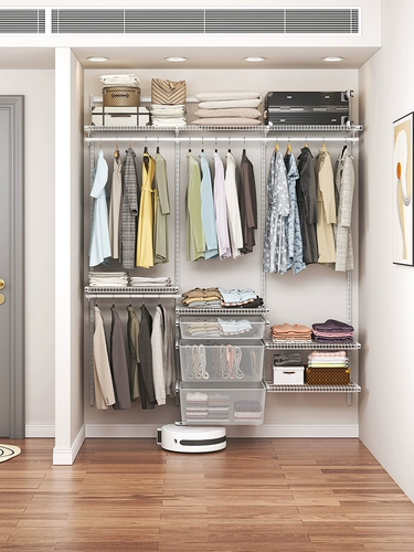 Vieng 1,6 метра шириной открытый ход на металлическом гардеробе гардероб гардероб настенный шкаф