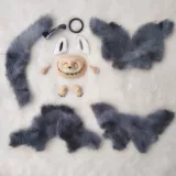 Единственный материал упаковки Labubu Полный набор комплектов инструментов Diy Labubu, включая учебную ткань, была вырезана