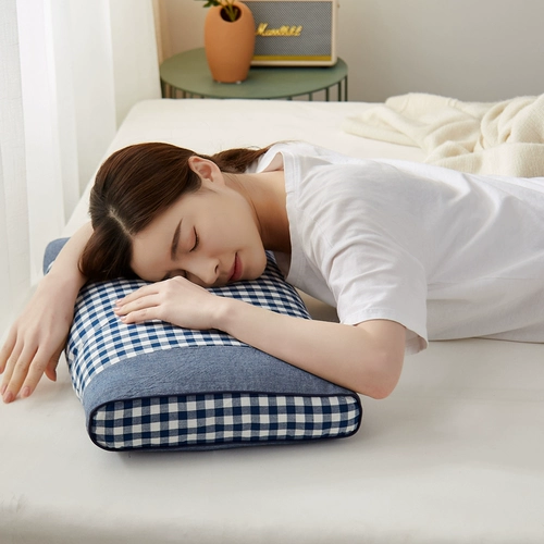 Цельная гречневая подушка, защита шейных позвонков, средство для сна, семейное общежитие, чистый хлопок, чистая гречка, с внутренней и внешней наволочками, съемные 1172