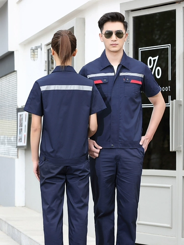 Летний антистатический тонкий комбинезон для работы, короткий рукав