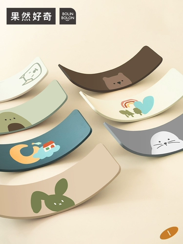 Умная балансировочная доска из натурального дерева, детское оборудование для тренировок, качели, учит балансу