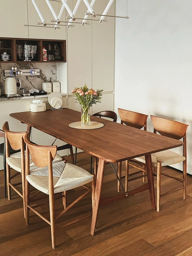 Обеденный стол и стулья из массива дерева в средневековом стиле, настольный стул из орехового дерева в китайском стиле, обеденный стул с подлокотником, ретро косметический стул, чайный стул для отдыха