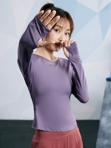 Демисезонный сексуальный спортивный лонгслив для отдыха для тренировок, одежда для йоги для спортзала, в обтяжку, для бега, популярно в интернете