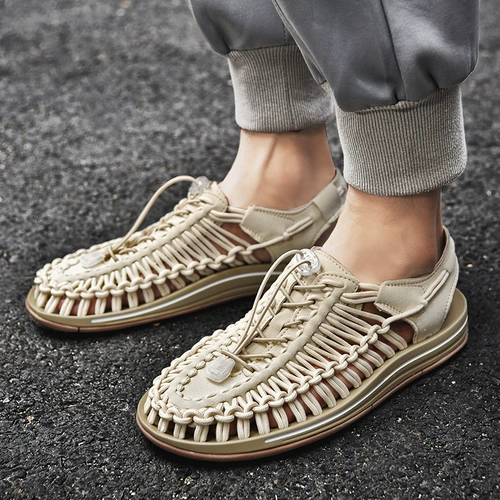 Keen, летние нескользящие туфли для отдыха, пляжная обувь, сандалии, мужская обувь