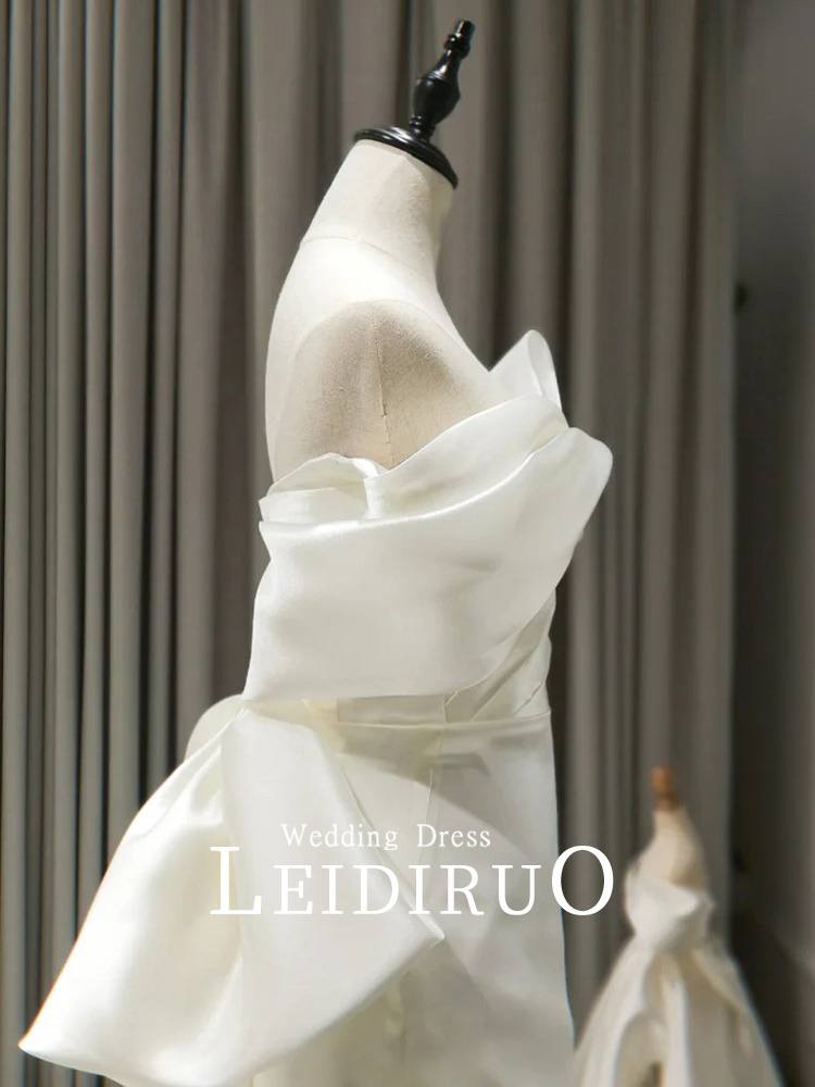 Wedding dress, advanced evening dress, french style, 2023 collection