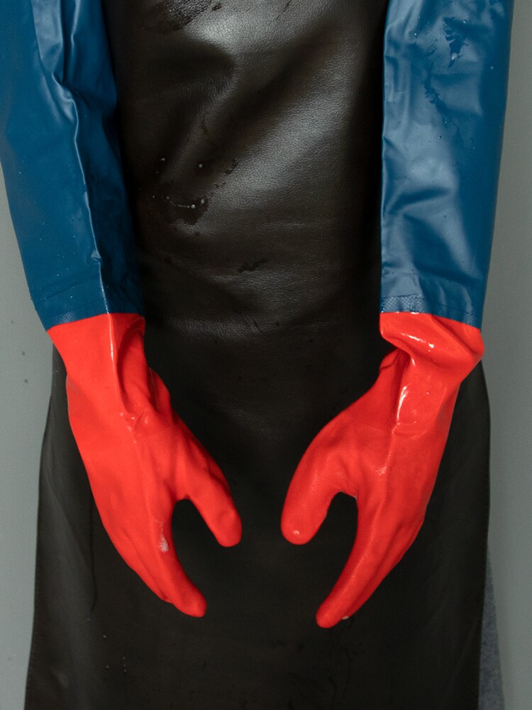 Водонепроницаемые флисовые зимние удерживающие тепло пластиковые перчатки