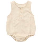 Брендовый хлопковый марлевый детский комбинезон, детские штаны