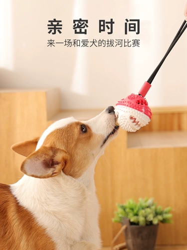 Игрушечные игрушки для собак, шлифование зубов всасывающих чаш, буксир -натяжение -тиллер, игрушечная игрушка утечки звука, неразумные пикантные щенки, щенки, маленькие собаки