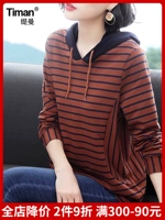 Весенний лонгслив, осенняя приятная телу толстовка для матери, коллекция 2022, в западном стиле