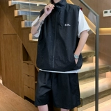 Жилет без рукавов, сексуальная двусторонная рубашка, изысканный стиль, в американском стиле