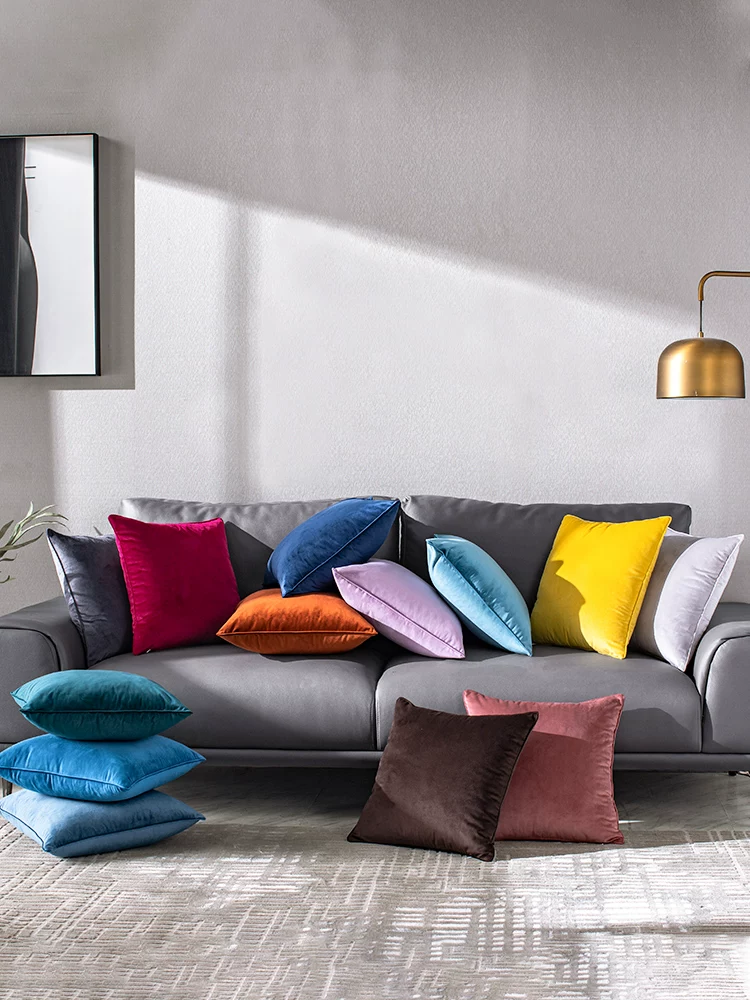 Sofa, pillow, swan for office, pillowcase, simple and elegant design, light luxury style
