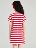 Hailan House Hey Lads Boys and Girls's Kids Fashion Series Женская детская полосатая капсульная платье