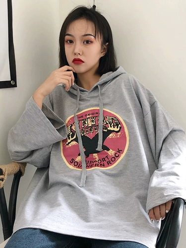 Толстовка, осенний тонкий брендовый лонгслив, куртка, в корейском стиле