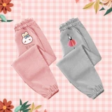 Средство от комаров, мультяшные детские шелковые хлопковые штаны для отдыха, детская одежда