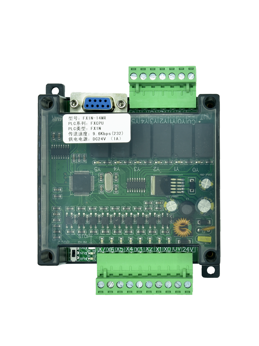 PLC Industrial Control Board Domestic Course FX1N-14MR FX1N-14MT Controller Simple Programmable Module