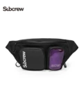 Subcrew Нагрудная сумка, сумка на одно плечо, мужская трендовая сумка через плечо, поясная сумка для отдыха, коллекция 2023