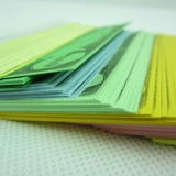 Бумажные деньги для детского сада для обучения математике, монополия, увеличенная толщина, 5 см, обучение