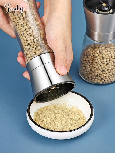 Ручной измельчитель из нержавеющей стали, морская соль, Германия, перец Сычуань
