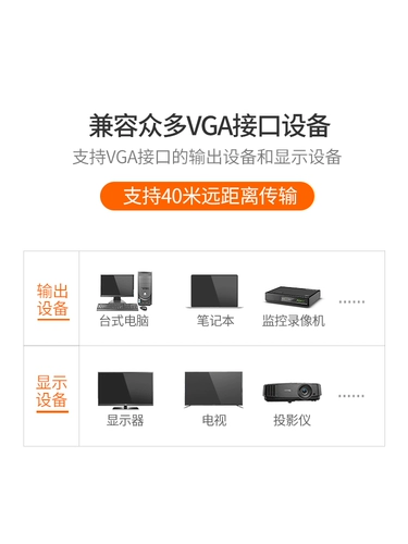 Устройство распределения ruifu VGA одна точка второго компьютера Монитор дисплея Дисплей ТВ в входе 2 из экрана комбинации устройства разделения видео кабеля.
