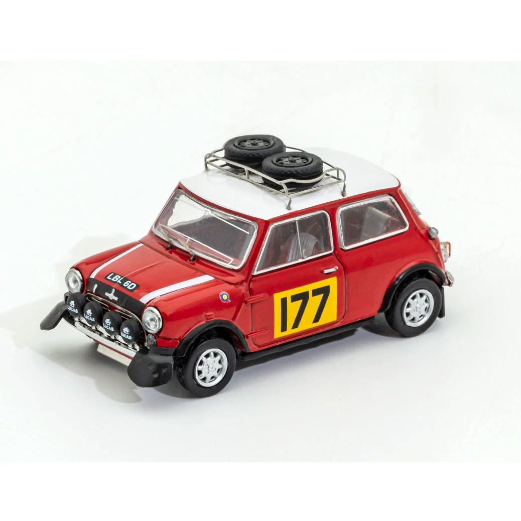 GCD 1:64 Morris MINI Monte Carlo Rally 177# alloy car model
