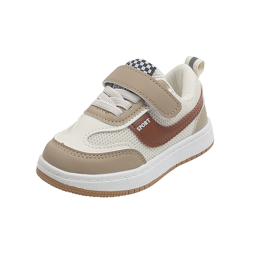 Детская спортивная обувь, нескользящие кроссовки для мальчиков, дышащая повседневная обувь для отдыха, мягкая подошва