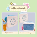 Кожаная сумка для наушников серии MINISO chiikawa, защитный чехол Xiaobaji Ikawa Usaki