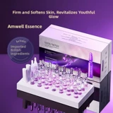 Осветляющая увлажняющая сыворотка в ампулах с гиалуроновой кислотой для лица, осветляет кожу