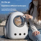 Покупать продукты кошачьи сумки, портативные пакеты на открытом воздухе, космические капсулы, дышащие рюкзаки, кошачьи школьные сумки, поставки для домашних животных с большими цепочками.