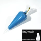 Пакетик с крем-клеем, 50/100 г, ручная работа, сделай сам, кристаллический наполнитель, чехол для мобильного телефона, красота, имитация материала для торта