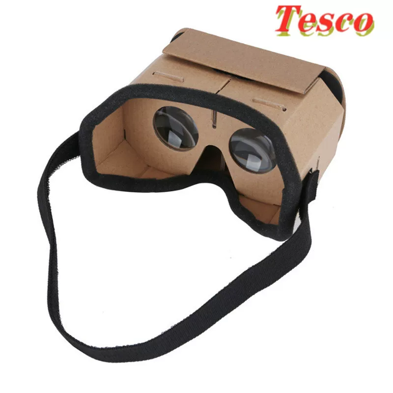 DIY Google Cardboard 3D VR headset mobile phone virtual game Google VR carton glasses box