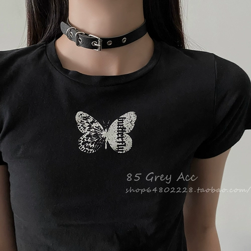 85 градусов серое милое крутое сексуальное ожерелье женское нишевое высококачественное кожаное ожерелье в стиле панк