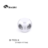 Bykski B-Te3-X Water Cold Accessories Boutine 3 Подключить 3 ссылки/черный компьютер разделенная вода холодная подключение