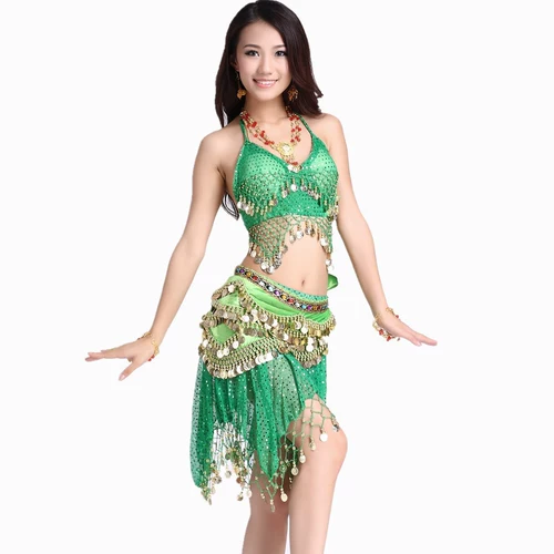 飞魅 Полем Набор для танца на животе с тремя частями Новый стиль.
