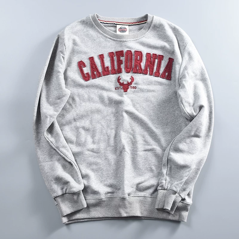 (Cross-border trading), patch, demi-season men's base body-friendly sweatshirt, European style, American style