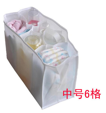 Xác ướp túi lót lót với lưới chia gói lớn vừa và nhỏ mẹ gói phụ nữ mang thai tách mật lưu trữ túi giỏ bỉm sữa