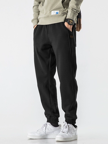 Демисезонные трикотажные бархатные штаны