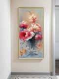 Современное и минималистичное украшение для гостиной для коридора, китайский стиль, ручная роспись