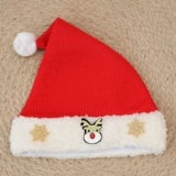 Рождественская шапка высокого класса, рождественский подарок, вафельная рождественская шапка для детей и взрослых, рождественское украшение, популярный стиль