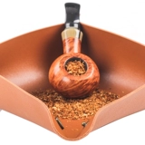 Портативное складное кожаное кожа табака пробуждение травы для ручного рулона сигарет -лоток для хранения лоток