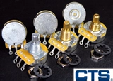 Американский стандартный потенциометр Cts, европейская и западная гитара, бас, бас, 250K, 500K, рифленый вал