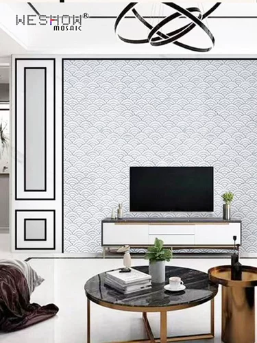 Сянген Джейд Каменная мозаика Фоновая стена плитка новая китайская мраморная гостиная телевизионная стена культурный камень Будда Храм