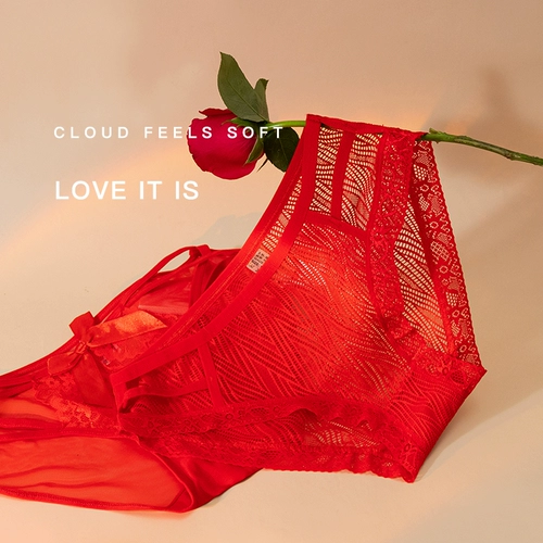 Красный чай улун Да Хун Пао, кружевные трусы, хлопковые штаны, антибактериальные сексуальные шорты, средняя посадка