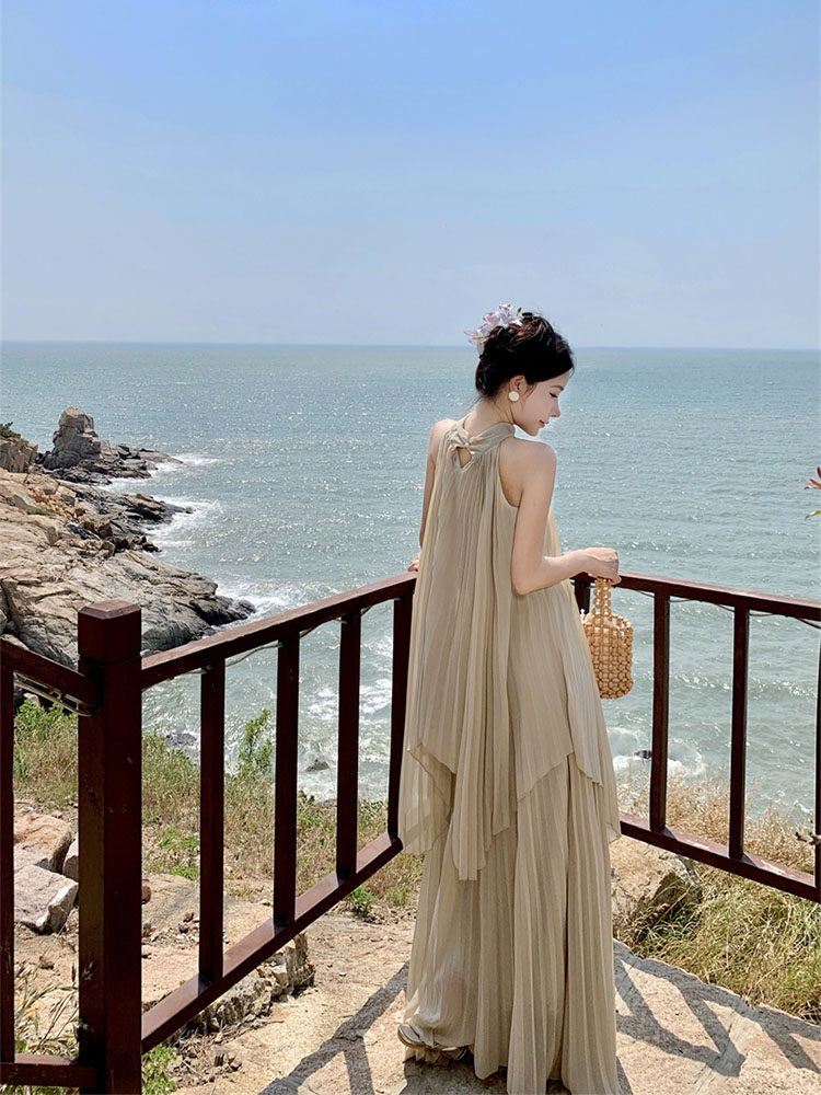 Приморский праздник Пакет, песчаный пляж Пакет, конец Атмосфера, фотографировать богиня Пакет, красивый фея установите юбка