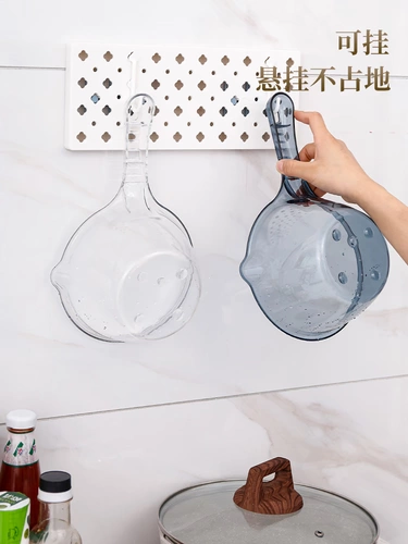 Ковш, большая пластиковая японская креативная прозрачная ложка для домашнего использования для коммерческого использования, увеличенная толщина