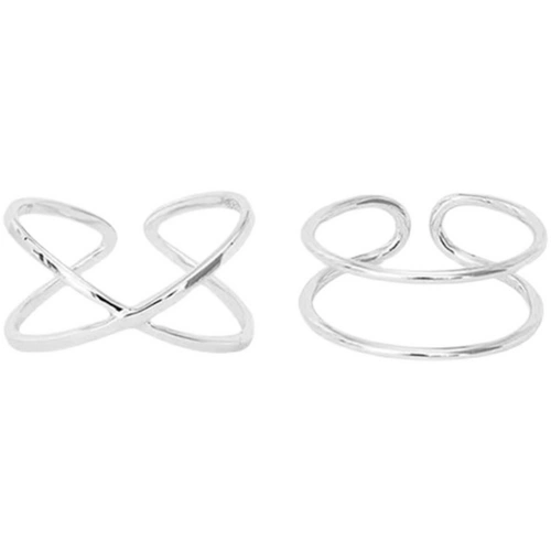 Трендовое модное универсальное кольцо, серебро 925 пробы, на указательный палец