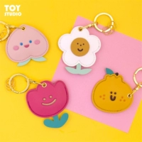 Полиуретановый мультяшный картхолдер на солнечной энергии, индукционный брелок для влюбленных